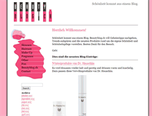 Tablet Screenshot of beautyblog.ch